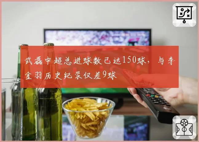 武磊中超总进球数已达150球,与李金羽历史纪录仅差9球
